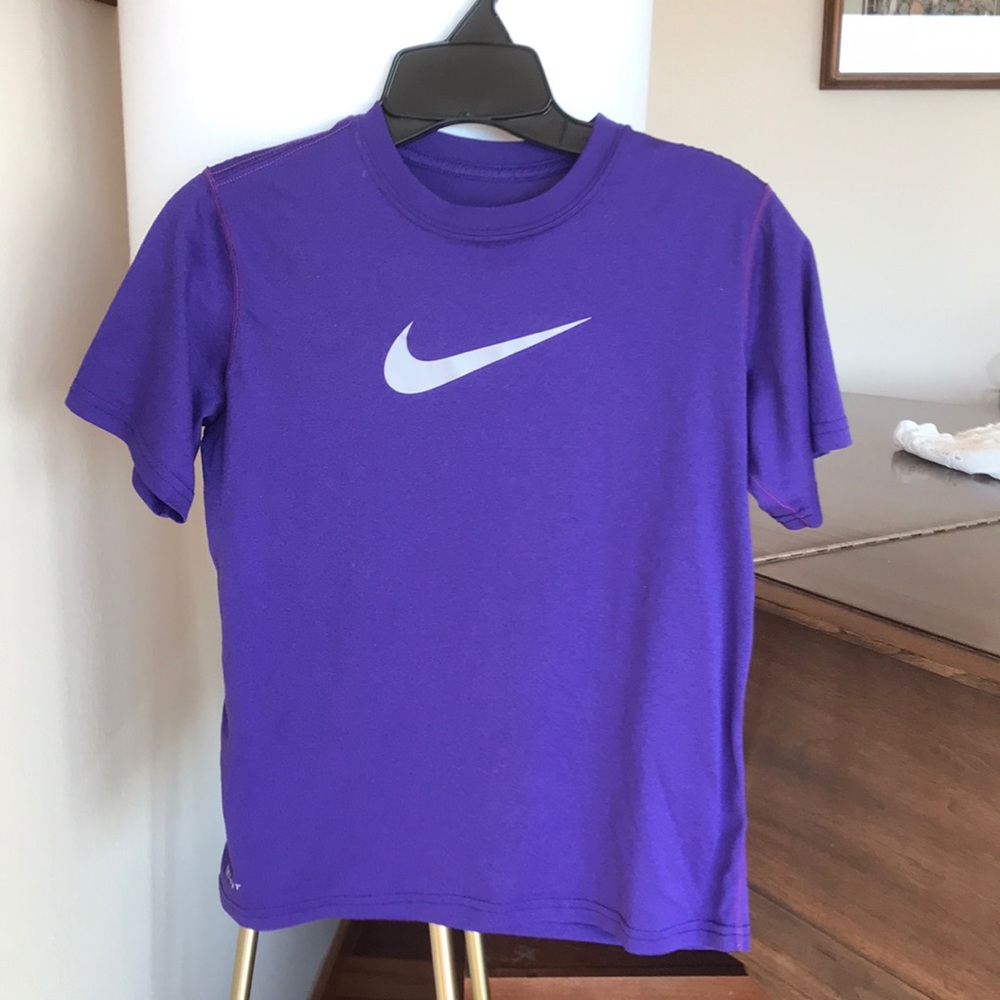Nike Dry fit. Purple t shirts